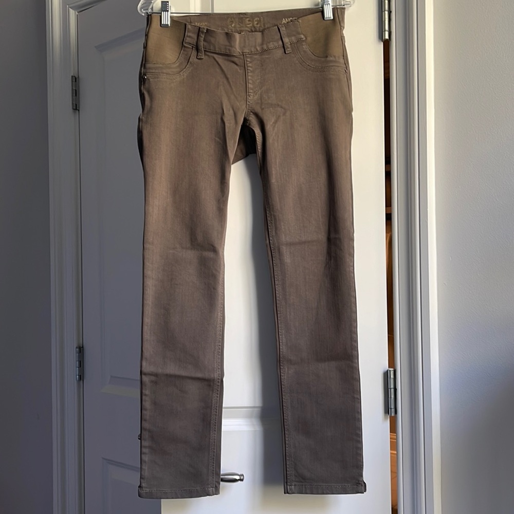 DL1961 Maternity Mid-Rise Skinny Ankle Pants, size 26